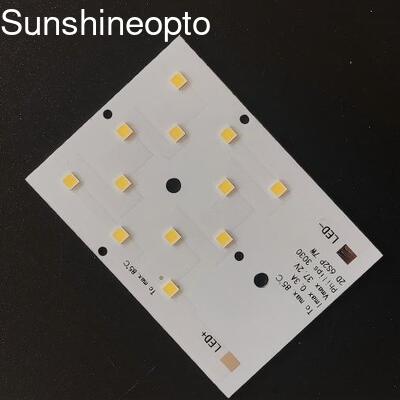 กำหนดเอง 12 In 1 SMD 3030 LED PCB Board สำหรับให้แสงสว่าง