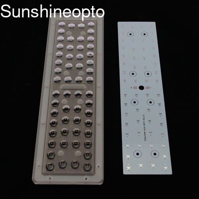 เลนส์ LED Collimator มุมลำแสงหลายมุม PC 50W พร้อมบอร์ด PCB LED SMD 3030 สำหรับแสง