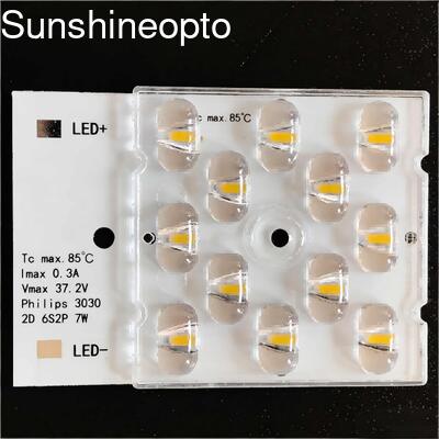 โมดูลไฟ LED SMD 3030 แบบกำหนดเองจากโรงงาน 12 จุด 143x50 องศา