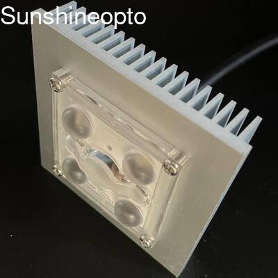 SUN-D5050-4H1-150X75-TPII-S-B 5050 SMD LED Module กับ 150x75 องศา Optical PC Lens สําหรับ Street, Tunnel และ Parking Lot Lighting