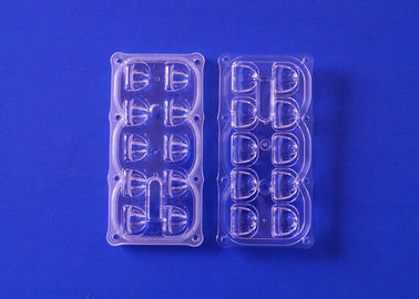 10 คะแนน 135x55 องศา Led Lens Array วัสดุ PC เกรดออปติคอลการอนุมัติ ROHS