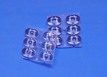 6 In 1 5050 SMD ไฟถนน LED เลนส์มุมกว้าง 160x80 องศา TYPEII-M ทนทาน