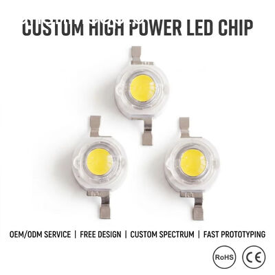 3W ไฮพาวเวอร์ Bridgelux LED Chip 240lm 6000K ราคา 6500K สีขาว LED Emitter สําหรับไฟฟ้าถนน, ไฟฟ้าน้ําท่วม & ไฟฟ้าอุตสาหกรรม OEM LED ผู้ผลิต