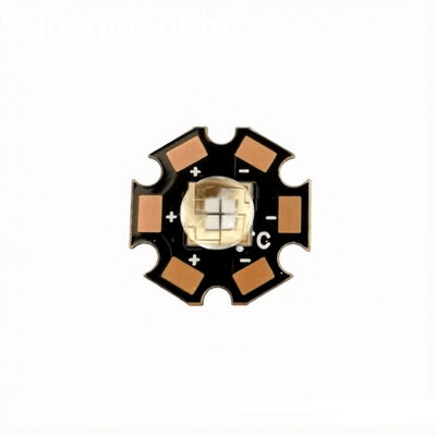 LED พลังงานสูงสีน้ำเงิน 9W 450-460nm พร้อม LED มุมลำแสง 90 องศาประสิทธิภาพสูง