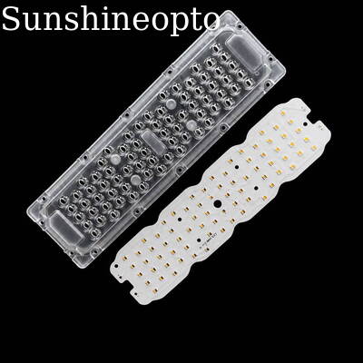 60W 72 ชิ้น SMD 3030 โมดูลไฟถนน LED พร้อมมุมลำแสง 80 × 150 องศา