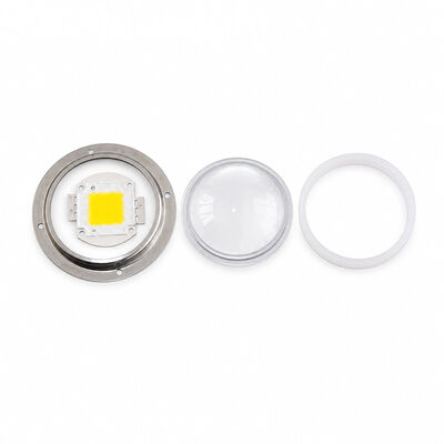 เส้นผ่านศูนย์กลาง 78 มม. เลนส์กระจก LED มุมลำแสง 120 องศาพร้อมการส่งผ่าน 93% สำหรับแสงเบย์สูง