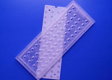 56 LED 4 ชิ้น 3030 SMD โคมไฟถนนโมดูลประเภท 4 เลนส์ 100-200 วัตต์ Optical เกรด PC