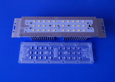 80x150 องศาโมดูลหลอดไฟ Led, PC เลนส์ไฟถนนอาร์เรย์ 150 วัตต์ 5050 SMD 155lm / w