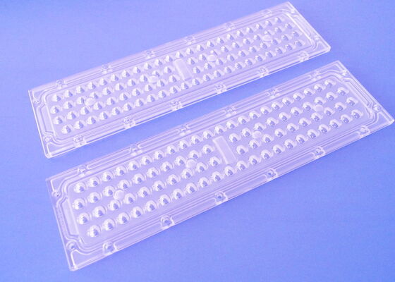 200W SMD3030 136x78 องศาอาร์เรย์พีซีเลนส์สำหรับไฟถนน
