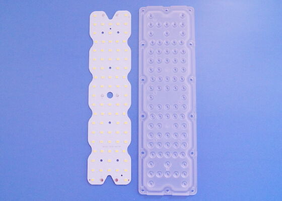 โคมไฟถนน 80LEDs SMD3030 โมดูลเลนส์ PC 60x90 องศา