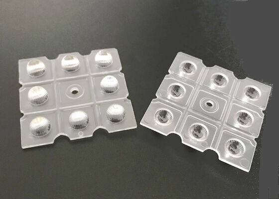 30 องศา PMMA Square LED Lens Array SMD5050 พลังงานสูงขนาดเล็ก