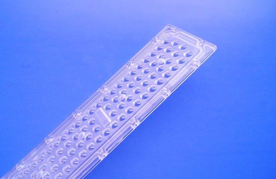 50W SMD 3030 LED Street Light Lens ด้วยมุมตั้ง 136x78 องศา และวัสดุ PC ระดับออปติกัล