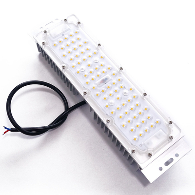 โมดูลไฟ LED ปรับปรุงปรับปรุงกันน้ํา 50W LED Street Light SMD3030 160lm/W 12V Array Lens