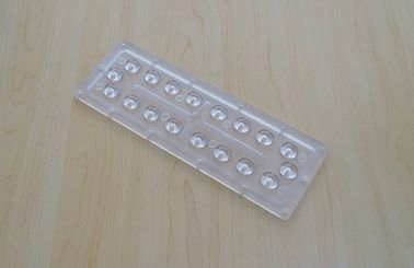 นำเลนส์ถนนอสมมาตร 18W ไฟถนน 4 เลนยานพาหนะ 235x80x5mm