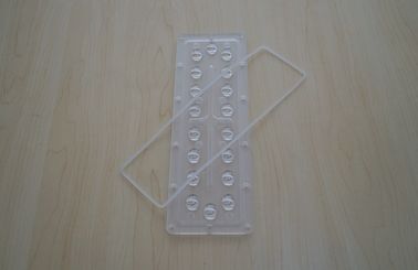 ออปติคัล PC Led Reflector Lens Array สำหรับโคมไฟถนน 154 X 79 Degree