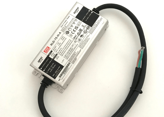 90V - 305VAC ไดร์เวอร์ LED กำลังคงที่ 75 วัตต์สำหรับไฟ LED