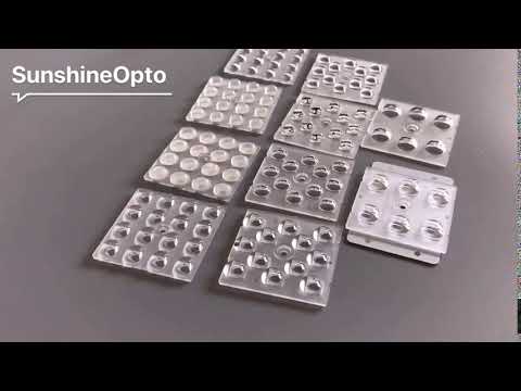 SunshineOpto 50x50mm led lens OEM service
