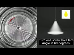 รูปแบบเลนส์ไฟ LED 160 ดวง