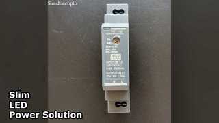 แหล่งจ่ายไฟ LED 12V 15W ราง DIN แบบบาง